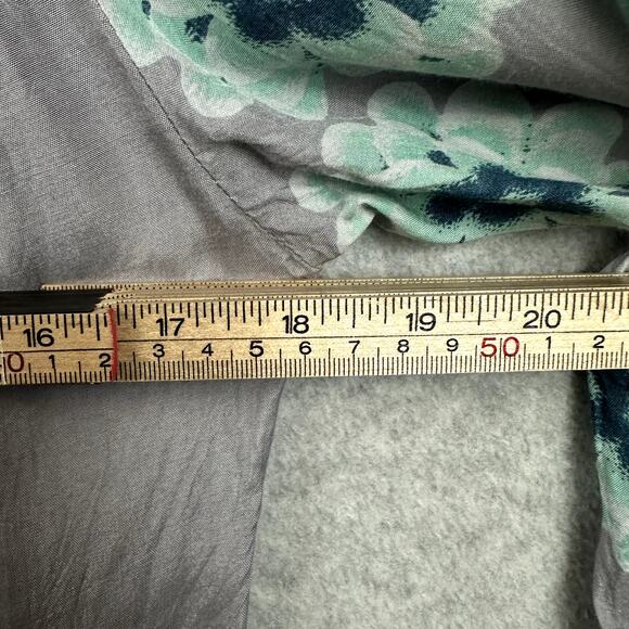 Desigual Y2K Blouse S Vintage Floral Beaded Fairy Grunge Pockets Elastic Waist - Picture 9 of 12